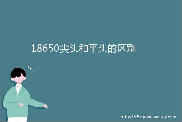 18650尖头和平头的区别